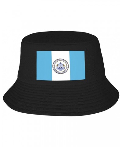 Flag of Atlantic City, New Jersey Bucket Hat for Men Women Outdoor Summer Beach Travel Fishing Cap Black $16.32 Bucket Hats