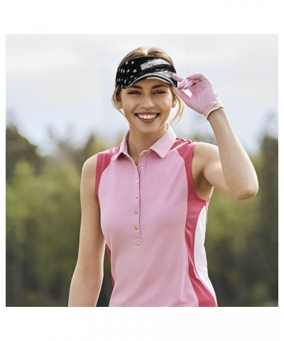 Sport Sun Visor Hats Men Women Summer Breathable Adjustable Empty Top Cap with UV Protection for Outdoor Golf Running Adult S...