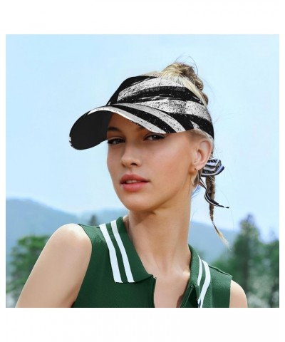 Sport Sun Visor Hats Men Women Summer Breathable Adjustable Empty Top Cap with UV Protection for Outdoor Golf Running Adult S...