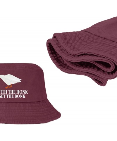 Mess with The Honk You Get The Bonk Bucket Hats Bucket Hats Funny Womens Hat for Vacation Accessories for Camping Must Deep R...