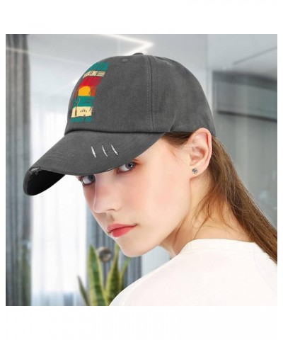 Hats for Men Baseball Cap Funny Baseball Cap Florida is Calling I Must Go Baseball Cap Women Dark Grey $9.21 Baseball Caps