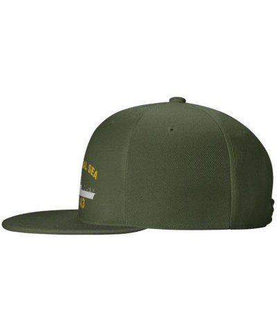 USS Coral SEA CV 43 Flag-Baseball Caps-Denim Hats Cowboy Knit hat Fisherman's hat Moss Green $12.44 Baseball Caps