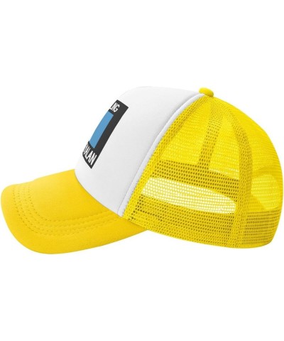 I'm Not Yelling I'm Guatemalan Unisex Baseball Hat Retro Dad Hat Adjustable Yellow $9.94 Baseball Caps