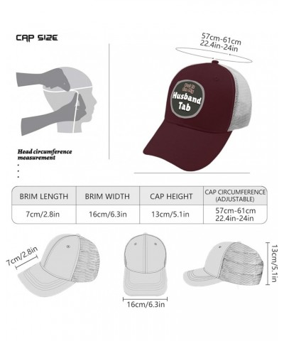 Put It On My Husband Tab Sun Hat Women Cap Mens Hat Gifts for Her Golf Cap Chestnut Red $12.58 Sun Hats