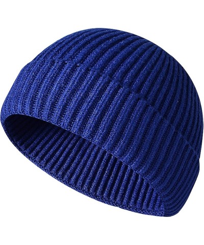 Winter Beanie Knit Hats for Women Winter Warm Knit Hat Slouchy Beanie Cap Soft Warm Ladies Knitted Skull Beanies Cap A02-blue...