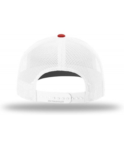 unisex-adult mens Shape Mid-pro Black/White/Red $10.07 Baseball Caps