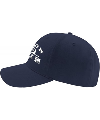 You Rack Em I Crack Em Sun Hat Women's Hat AllBlack Hiking Hat Women Gifts for Girlfriends Cool Hat Navy $11.96 Sun Hats