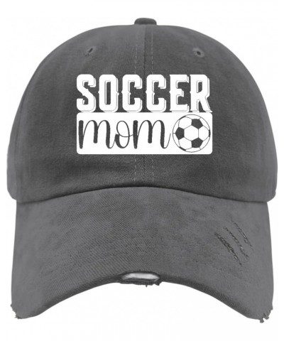 Soccer Mom Sun Hat Custom Baseball Cap Dark Grey Mens Golf Hat Gifts for s Baseball Hats $12.22 Baseball Caps