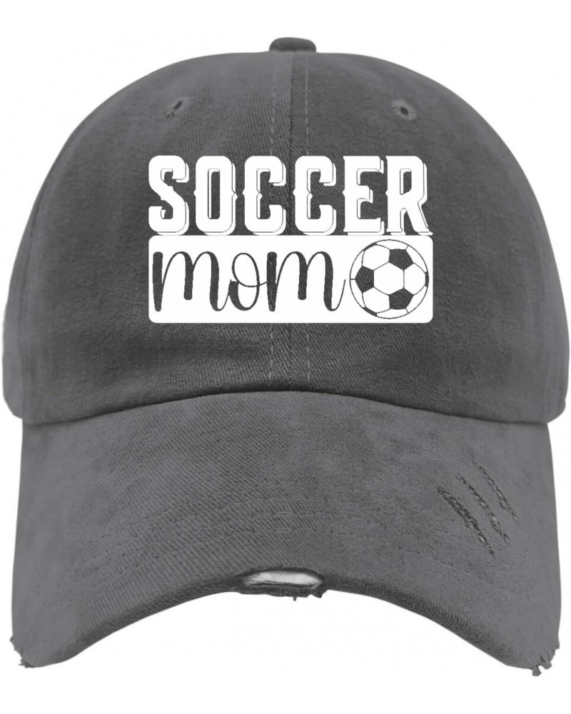 Soccer Mom Sun Hat Custom Baseball Cap Dark Grey Mens Golf Hat Gifts for s Baseball Hats $12.22 Baseball Caps