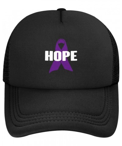 Domestic Violence Ribbon Hope and Support Awareness Baseball Cap Adjustable Casual Mesh Hats Duck Tongue Hat for Men Women24 ...