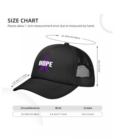 Domestic Violence Ribbon Hope and Support Awareness Baseball Cap Adjustable Casual Mesh Hats Duck Tongue Hat for Men Women24 ...