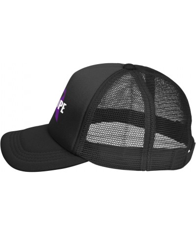 Domestic Violence Ribbon Hope and Support Awareness Baseball Cap Adjustable Casual Mesh Hats Duck Tongue Hat for Men Women24 ...