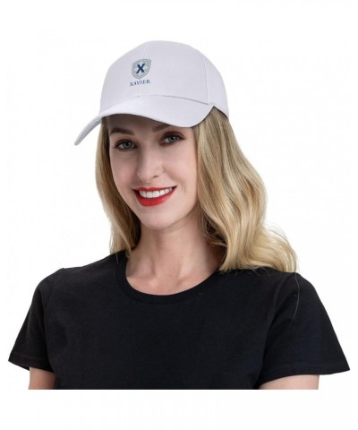 Xavier University Baseball Caps Dad Hats Adjustable Size Outdoor Cap White $13.19 Baseball Caps