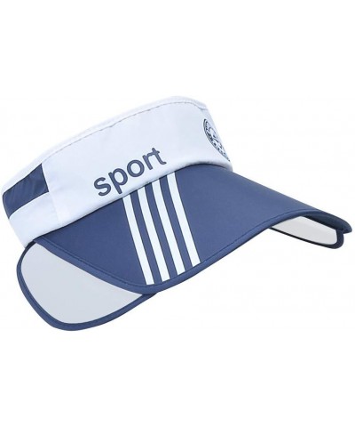 Sun Protection Summer Cap Sunscreen Women Men Visor Beach Outdoor and Hat Baseball Caps Navy $9.39 Rain Hats