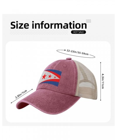 Flag of Union, Kentucky Baseball Cap Women Men Mesh Back Hats Vintage Cowboy Hat Dad Caps Red $13.24 Cowboy Hats