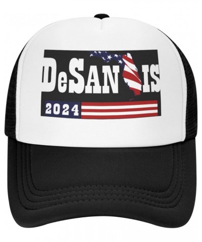 Ron Desantis Florida Trucker Hat Baseball Caps Men Hats for Women Dad Hat Ball Hat Adjustable Cowboy Hat Black $10.97 Basebal...