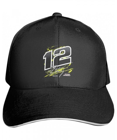 Ryan Blaney 12 Baseball Cap Sports Beach Sun Classic Back Buckle Brim Adjustable Hat Travel Black $13.79 Baseball Caps