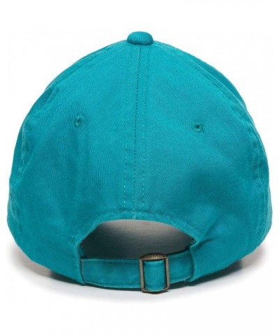 No Politics Baseball Cap Embroidered Cotton Adjustable Dad Hat Teal $13.10 Baseball Caps