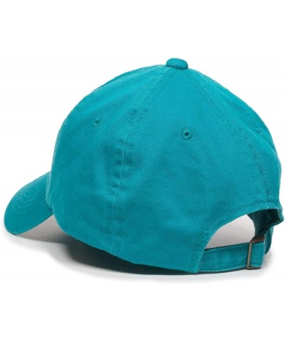 No Politics Baseball Cap Embroidered Cotton Adjustable Dad Hat Teal $13.10 Baseball Caps