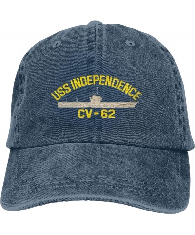 USS Independence CV-62 Baseball Hat Sun Hats Vintage Unisex Adjustable of Washable Trucker Caps Trendy Caps Breathable ​Hats ...