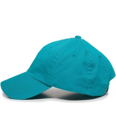 No Politics Baseball Cap Embroidered Cotton Adjustable Dad Hat Teal $13.10 Baseball Caps