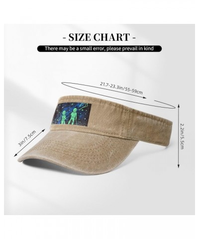 Sun Visor Hats Sunscreen Visor Cap Sport Empty Top Baseball Cap for Men Women Glow in The Dark Cowboy Visor Caps Natural $9.9...