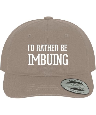 I'd Rather Be Imbuing - Soft Dad Hat Baseball Cap Khaki $22.00 Baseball Caps