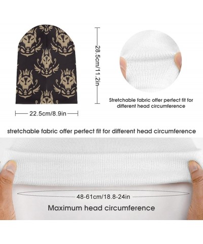 Bohemian Pattern Stretchy Soft Warm Winter Knit Beanies Hat for Women Men, Skull Cap Style-2 $12.82 Skullies & Beanies