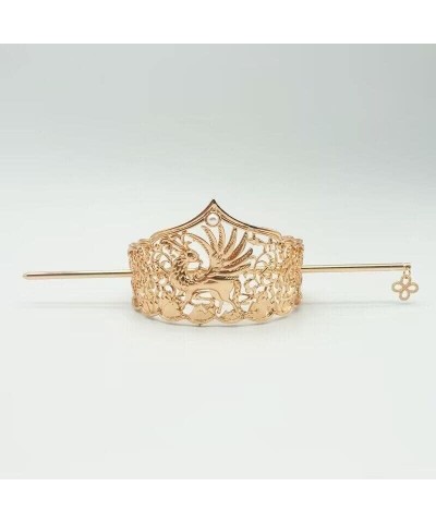 Hair Jewelry Crown Tiaras for Women Handmade Gold Plated Hair Crown Chinese Hanfu Headdress Antique Jewelry (Color : 11) 4 $1...