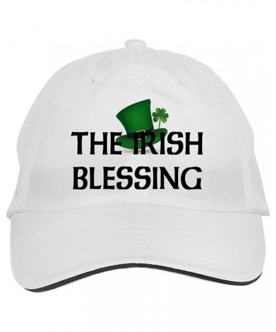 The Irish Blessing Irish Ireland Hat Adjustable Cap, DesN26 White $11.13 Baseball Caps