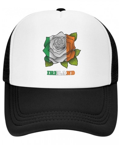 Philippines Flag Trucker Hat for Men Women Breathable Cap Mesh Back Ball Cap Baseball Cap Dad Cap Adjustable Casual Hat Flowe...