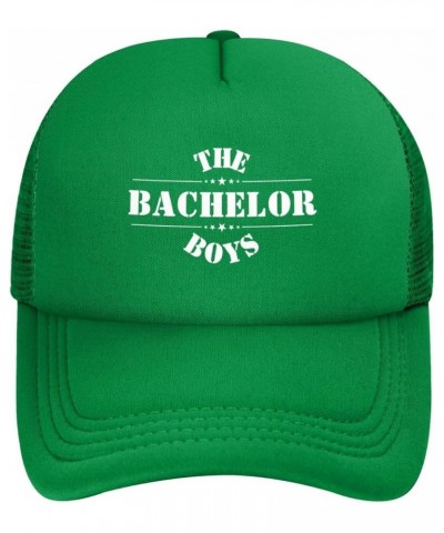 Funny The Bachelor-Boys Mesh Hat Bachelor Party Ideas Mesh Hat Men Women Baseball Cap Trucker Hat Green $14.25 Baseball Caps