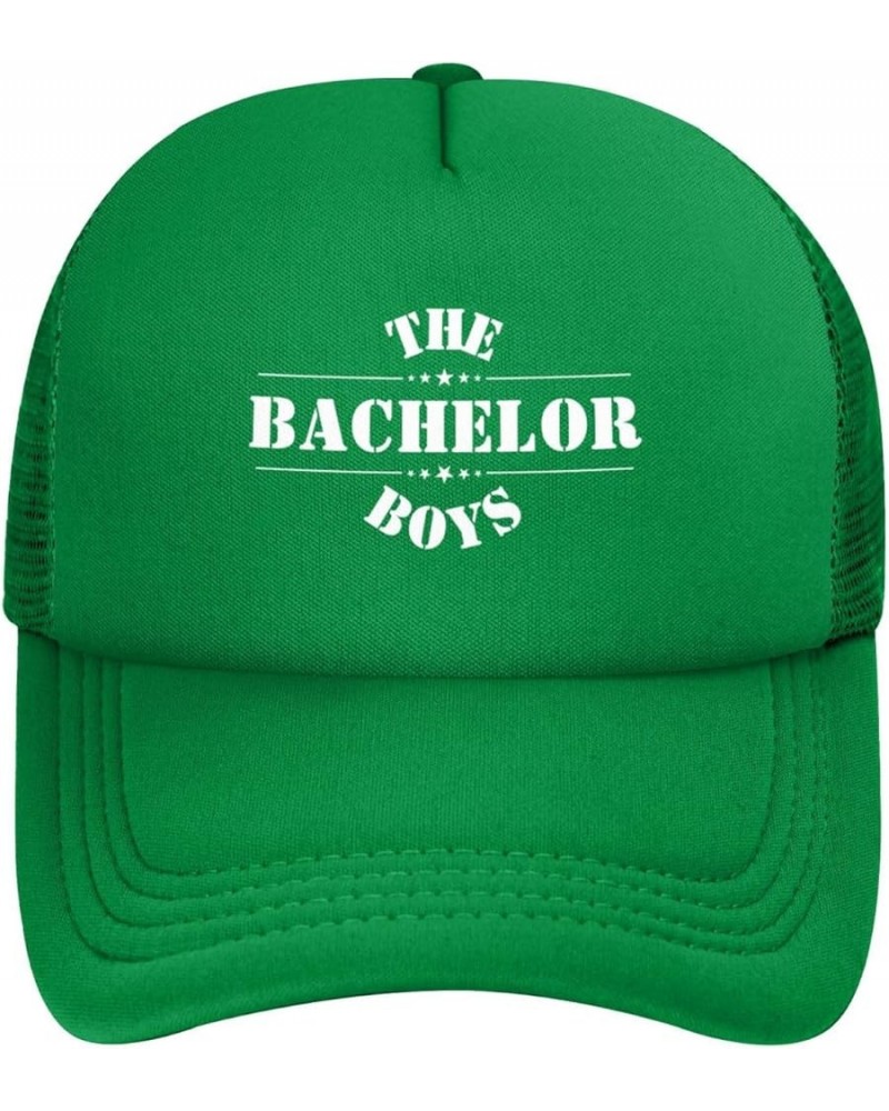 Funny The Bachelor-Boys Mesh Hat Bachelor Party Ideas Mesh Hat Men Women Baseball Cap Trucker Hat Green $14.25 Baseball Caps