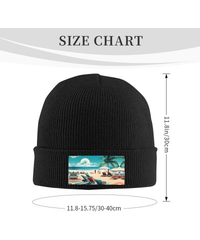 Beach Starfish Trendy Adult Knitted Hat,Unisex Beanie Cap,Perfect Casual Hat for All Occasions Beach Scenerys $10.20 Skullies...