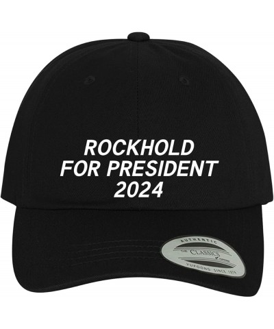 Rockhold for President 2024 - Comfortable Dad Hat Baseball Cap Black $19.55 Baseball Caps