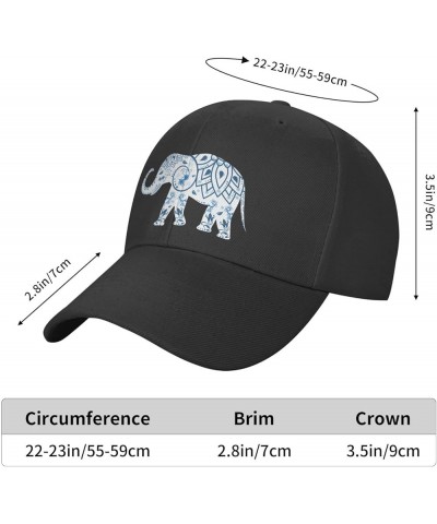 Fight Leukemia Cancer Awareness,Funny Baseball Cap Plain Trucker Hat Fitted Dad Hat for Men Women Elephant With Floral $11.19...