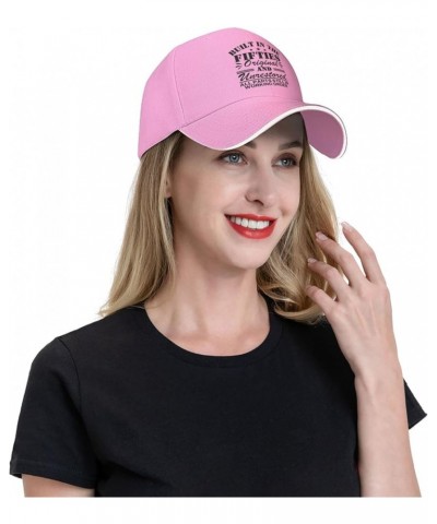 Built in The Fifties 50 Original Unrestored Hat Birthday Gift Hat Men Women Baseball Cap Dad Trucker Hat Black Pink $11.21 Ba...