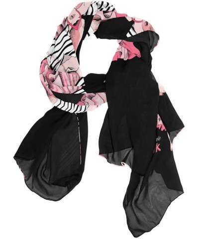 Custom Style Woman Chiffon Scarf Ladies Soft Wrap Silk Shawl Multi 7 $12.46 Scarves