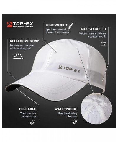 Oversize XL XXL XXXL Baseball Cap Waterproof Running Hat for Extra Large Heads Men White $11.52 Baseball Caps