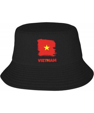 Vintage Vietnam Vietnamese Flag Bucket Hat Fisherman Cap Packable for Women Men Vintage Vietnam Vietnamese Flag $10.34 Bucket...