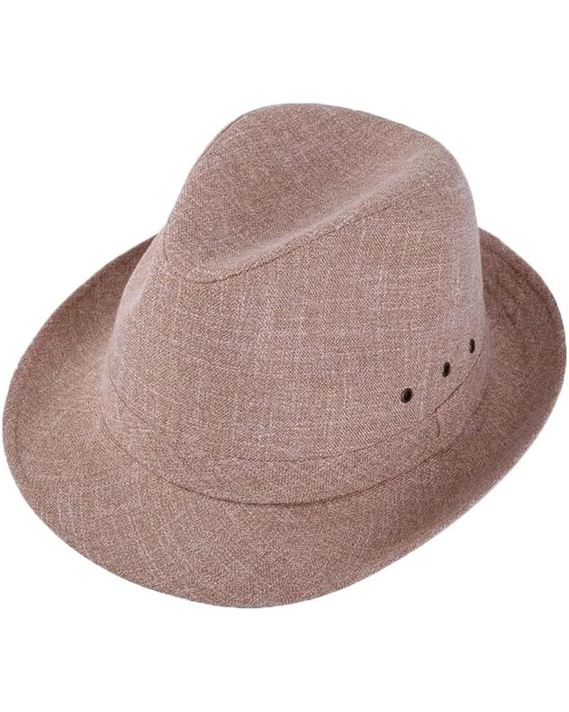 60CM Large Size Fedora Hats for Men Gentleman Fedoras Jazz Church Cap Sping Summer Breathable Church Hat 07 $15.99 Fedoras