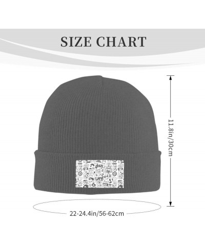 Video Game Boys Print Unisex Soft Warm Beanie Hat for Men Women Elastic Lightweight Skiing Knitted Hat Deep Heather $10.08 Sk...