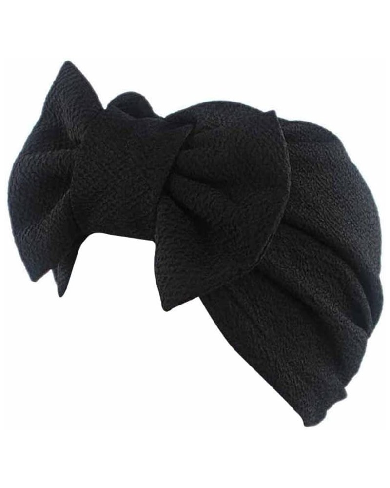 Head Hat Bow Cap Cancer Women Wrap Scarf Baseball Caps Smile Baseball Cap Black $6.67 Baseball Caps