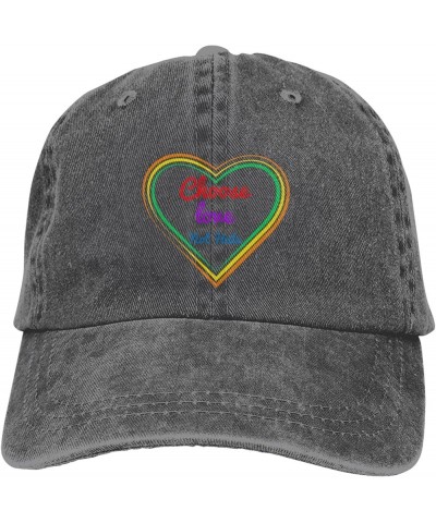 Choose Love Not Hate Vintage Baseball Cap Women Men Trucker Caps Golf Dad Hats Deep Heather $10.93 Cowboy Hats