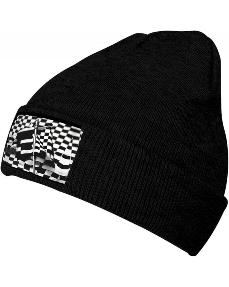 Beach Starfish Trendy Adult Knitted Hat,Unisex Beanie Cap,Perfect Casual Hat for All Occasions Checkered Flags Race Flags $10...