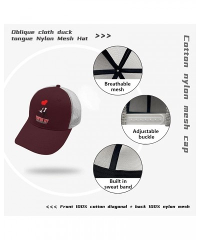 You're My crushh Trucker hat Runners hat Apricot Running hat Gifts for Women Hiking Caps Chestnut Red $9.27 Baseball Caps