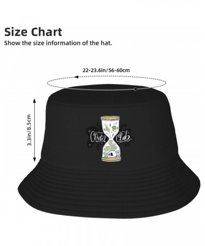 Watercolor Skeleton Hourglass Bucket Hat for Women Men Bucket Hats Summer Sun Hats Beach Travel Fishing Golf Cap Black $10.56...