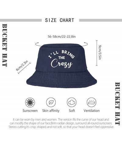 Funny Bucket Hat Bucket Hats I'll Bring The Edibles Vintage Women Hats for Travel Accessories for 8 $9.65 Bucket Hats