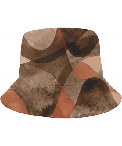 Flowers Bucket Beach Caps, Packable Caps Fishing Accessories for Vacation Must Haves Abstract 4 $9.87 Bucket Hats