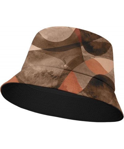 Flowers Bucket Beach Caps, Packable Caps Fishing Accessories for Vacation Must Haves Abstract 4 $9.87 Bucket Hats